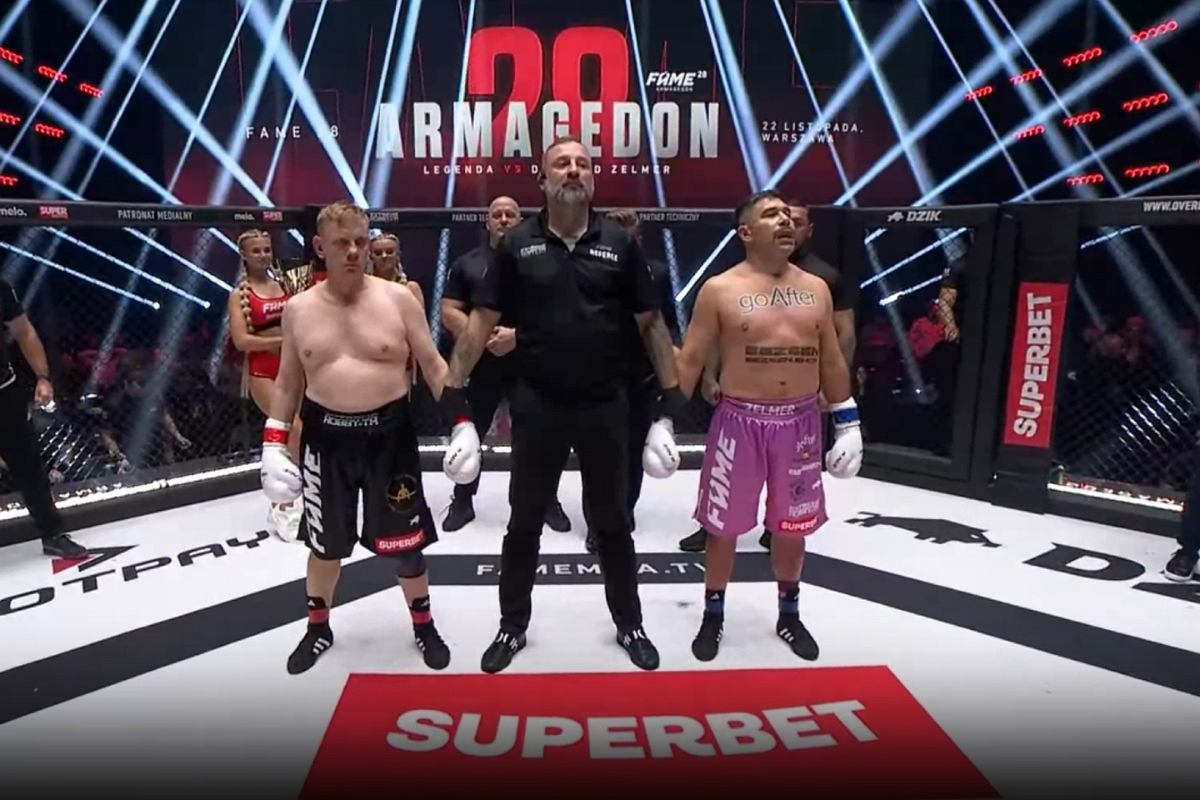 47 sekund wystarczyło. Tak poradził sobie 'Walduś Kiepski' w Fame MMA