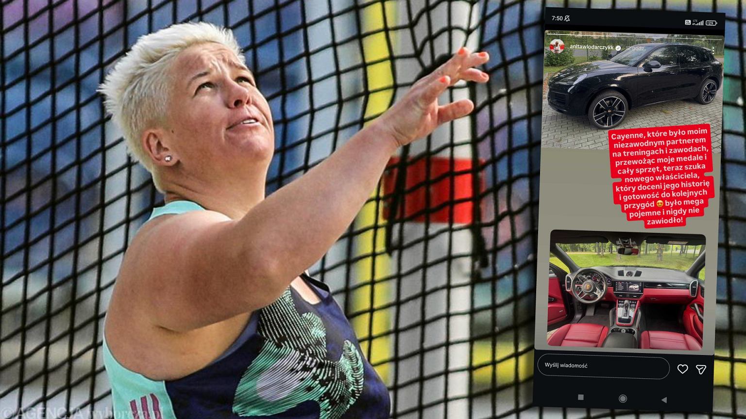 Anita Włodarczyk sprzedaje swój luksusowy samochód. Oto powód