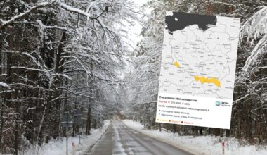 IMGW wydał na poniedziałek szereg ostrzeżeń