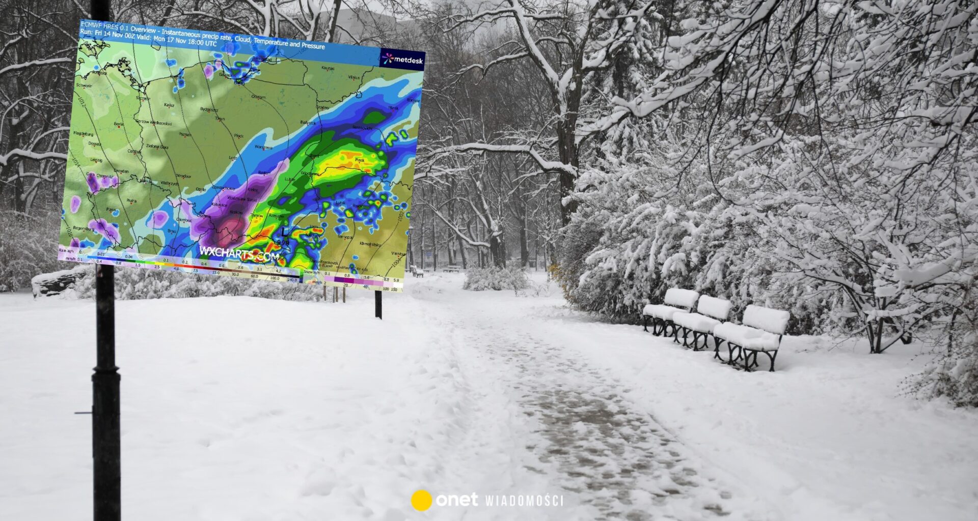 Szykuje się największe tej jesieni załamanie pogody. M.in. burze śnieżne