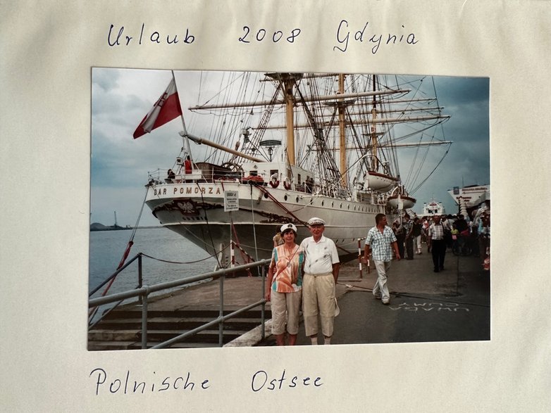 Dziadkowie Vincenta podczas podróźy do Polski. Autor Vincent Helbig