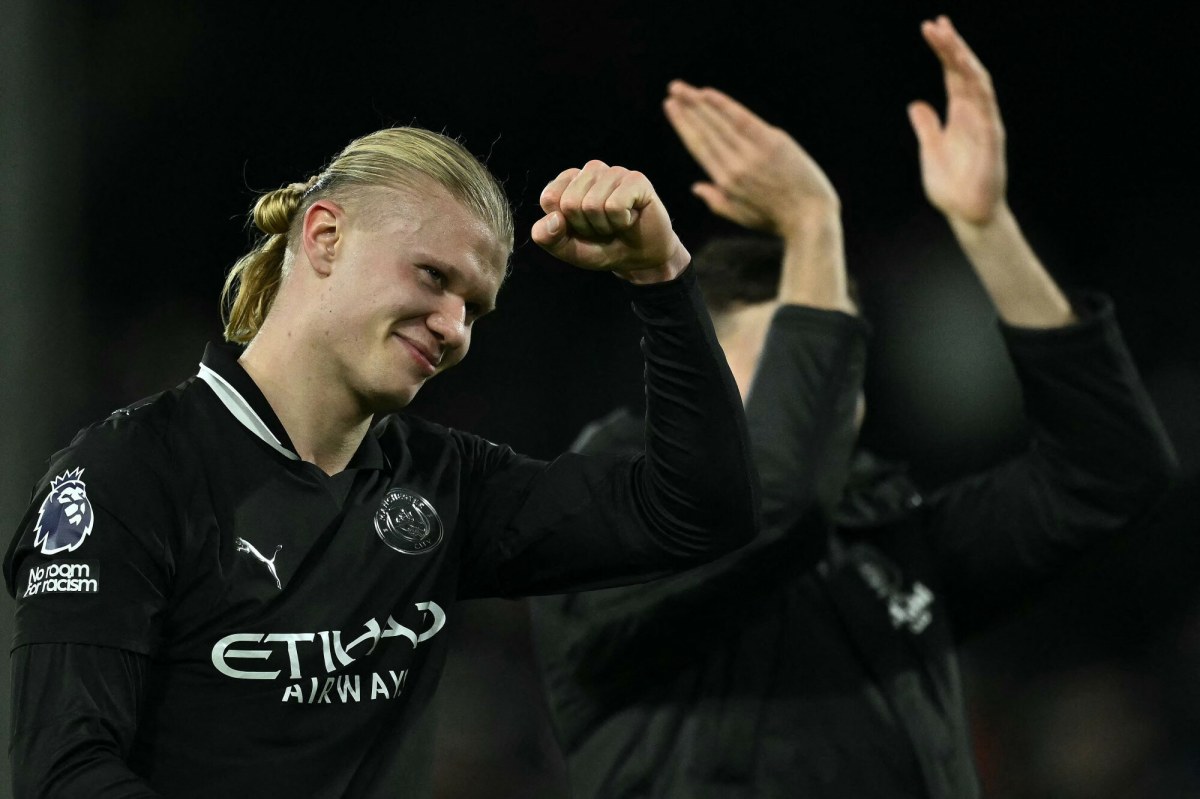 Erling Haaland zdobył sto bramek w Premier League. Manchester City grał z Fulham