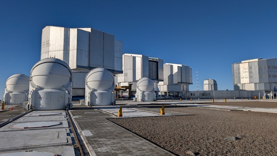 Teleskopy Główne i Pomocnicze systemu VLT /Fot. Grzegorz Jasiński /RMF FM