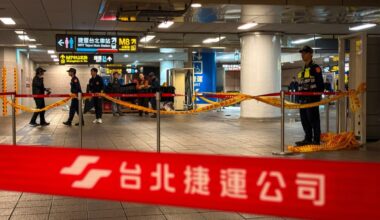 Tajwan. Atak nożownika w Tajpej, są zabici i ranni