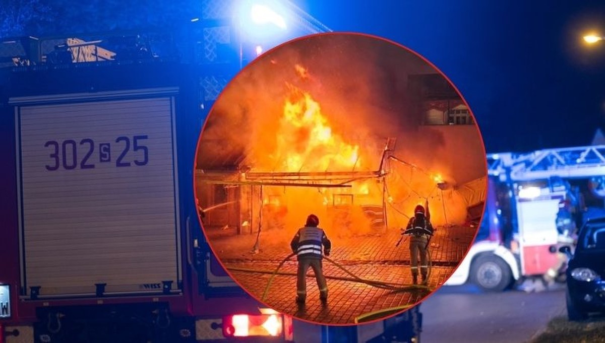 Ogromny pożar restauracji na Krupówkach w Zakopanem