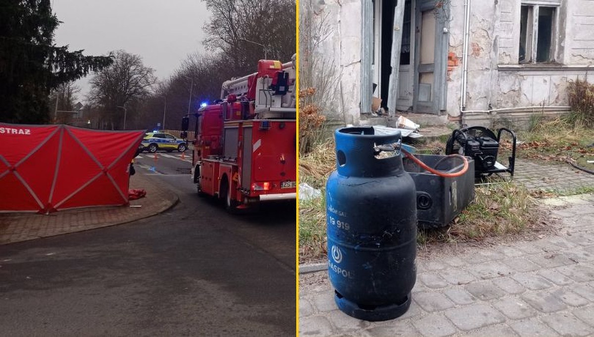 Wałcz: Tragiczny pożar, jedna osoba nie żyje, ranny strażak