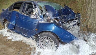 Tragiczny finał wigilijnej podróży. 24-latek nie żyje