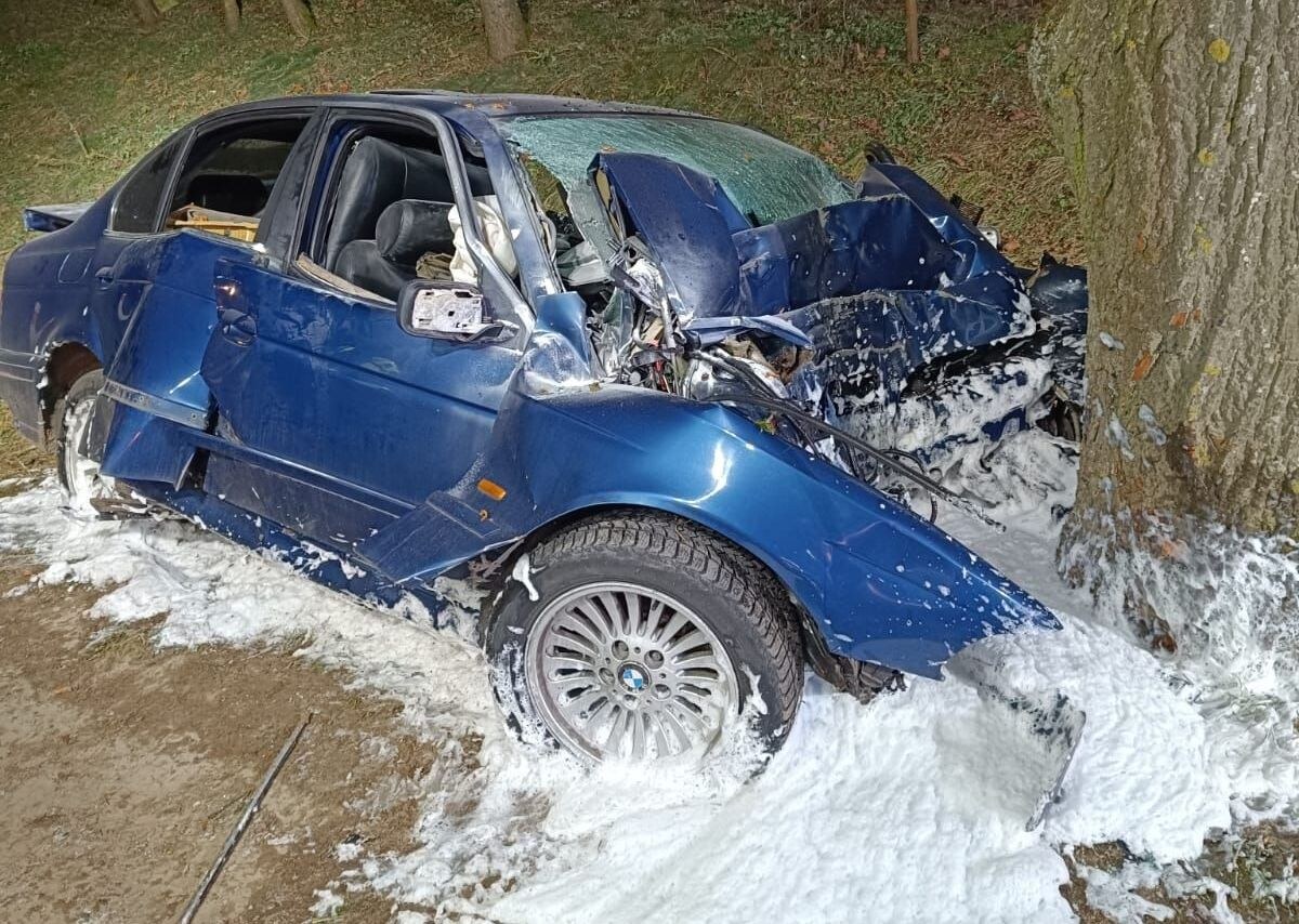 Tragiczny finał wigilijnej podróży. 24-latek nie żyje