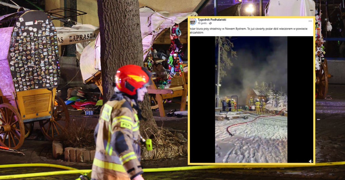 Seria pożarów na Podhalu. Kilka budynków stanęło w ogniu