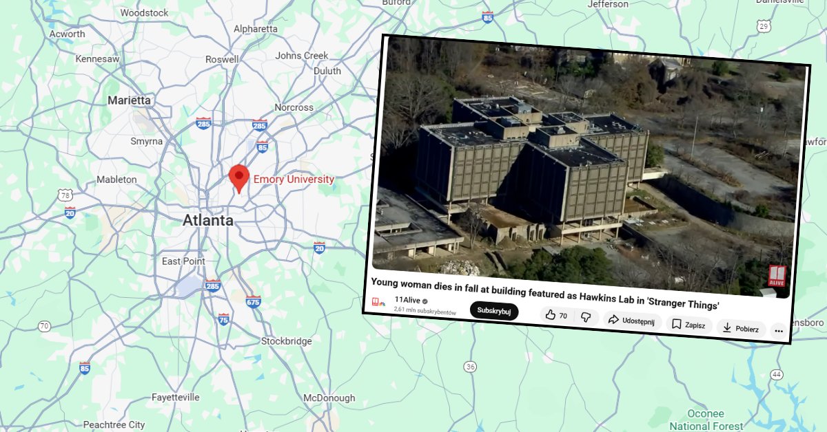 Tragedia na terenie uczelni w USA. Kobieta spadła z budynku. Tu kręcili "Stranger Things"