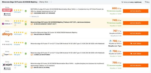 Motorola Edge 50 Fusion