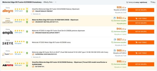 Motorola Edge 60 Fusion