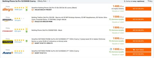 Nothing Telefon (3a) Pro