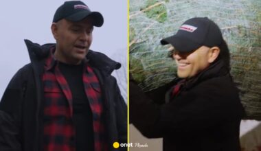 Karol Nawrocki pojechał ścinać choinkę do lasu. Nagranie obiegło sieć