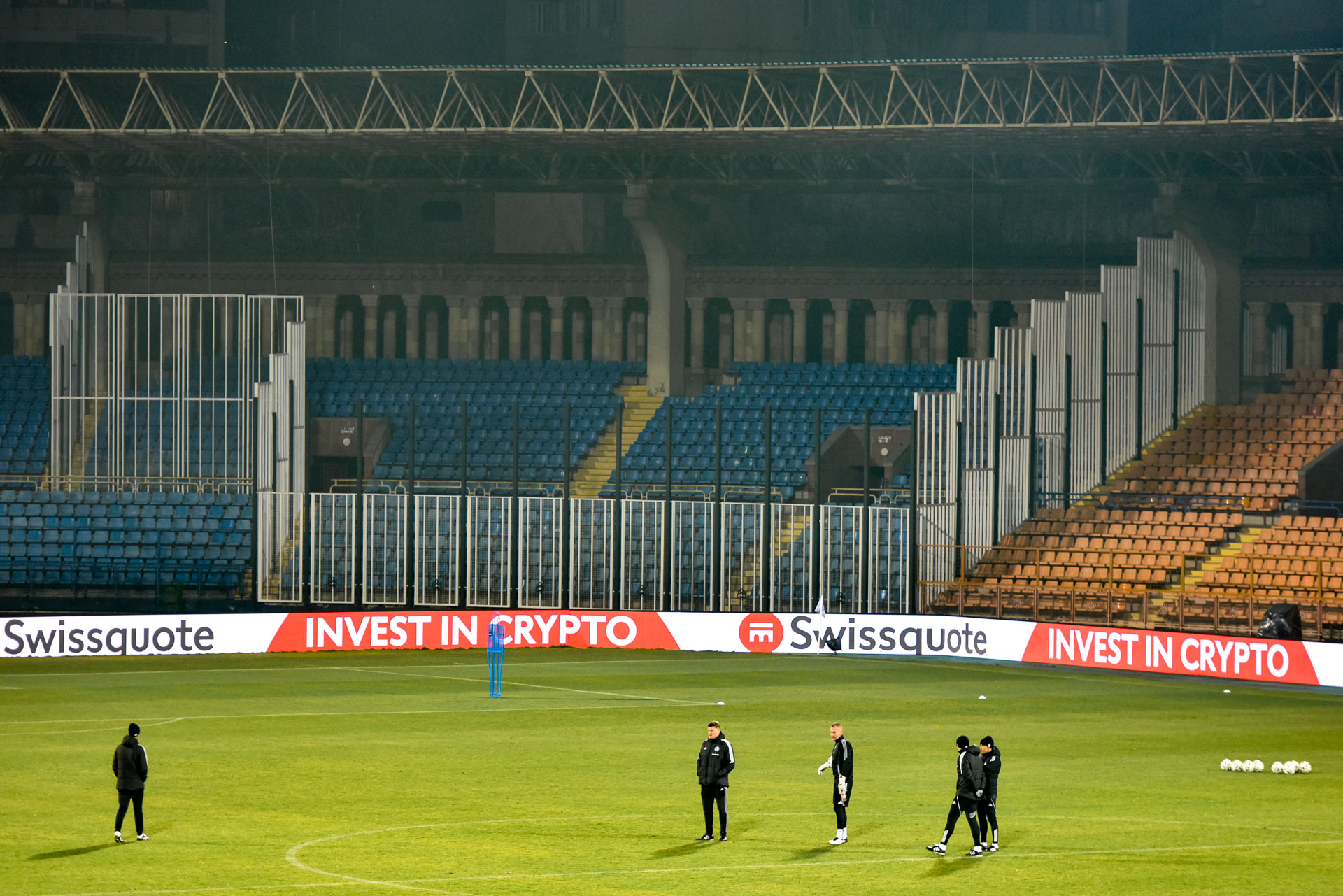 FC Noah Erywań, trening Legia Warszawa Armenia sektor gości stadion