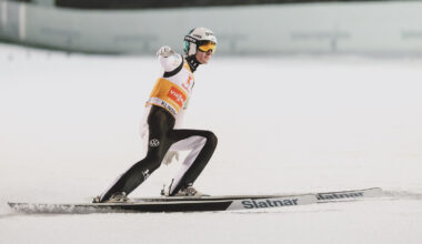 Domen Prevc górą w serii próbnej