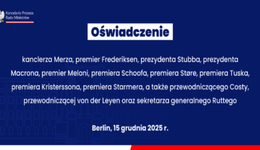 Oświadczenie w sprawie sprawiedliwego i trwałego pokoju w Ukrainie - Kancelaria Prezesa Rady Ministrów