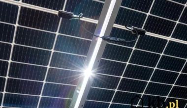 Zbliżenie na panele dwustronne