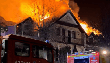 Nocny pożar hotelu w Siemiatyczach - Remiza.pl