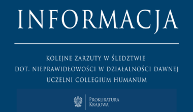 Kolejne zatrzymania i zarzuty w śledztwie dotyczącym nieprawidłowości w działalności dawnej uczelni Collegium Humanum - Prokuratura Krajowa