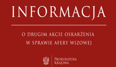 Drugi akt oskarżenia w sprawie afery wizowej - Prokuratura Krajowa