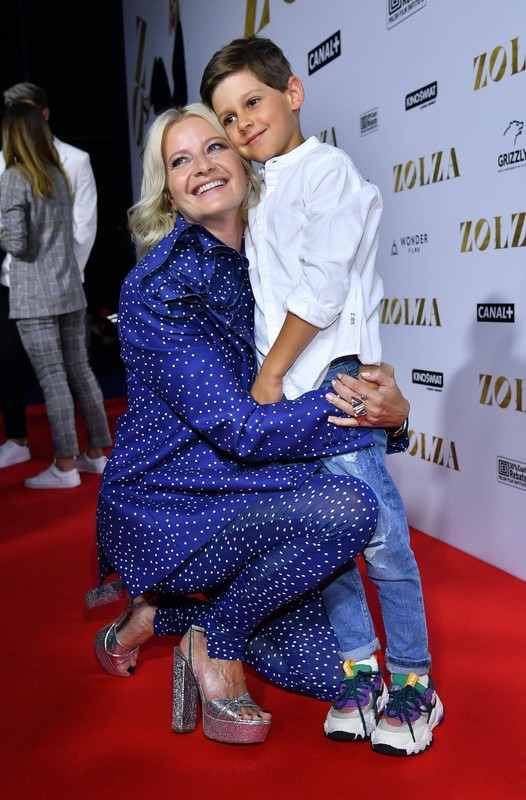 Małgorzata Kożuchowska i Nikodem Marecki podczas premiery filmu "Zołza" w 2022 r.