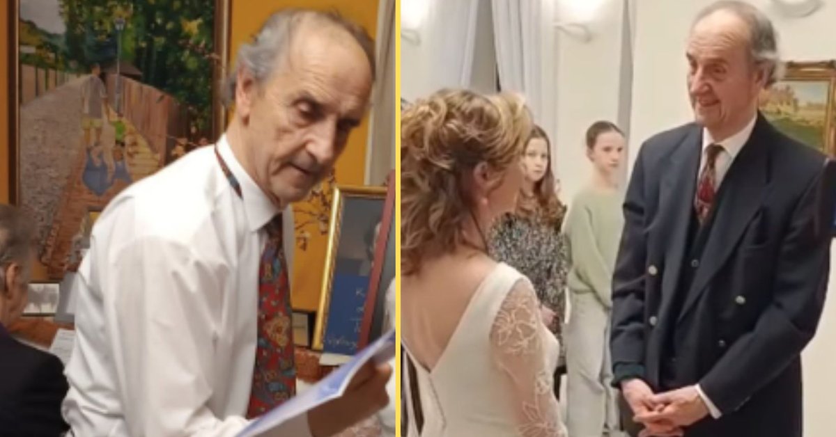 80-letni syn Bohdana Tomaszewskiego zabrał głos po ślubie. "Wiek nie ma znaczenia" - Onet