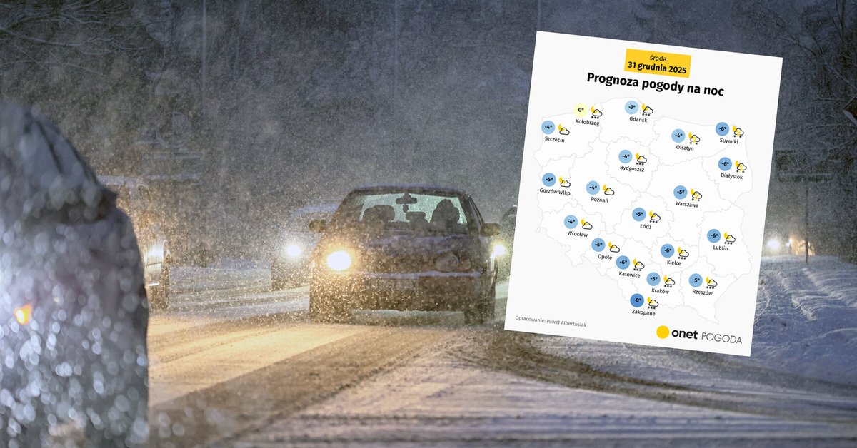 Roman porządnie namiesza dziś w pogodzie. Burze śnieżne to nie wszystko