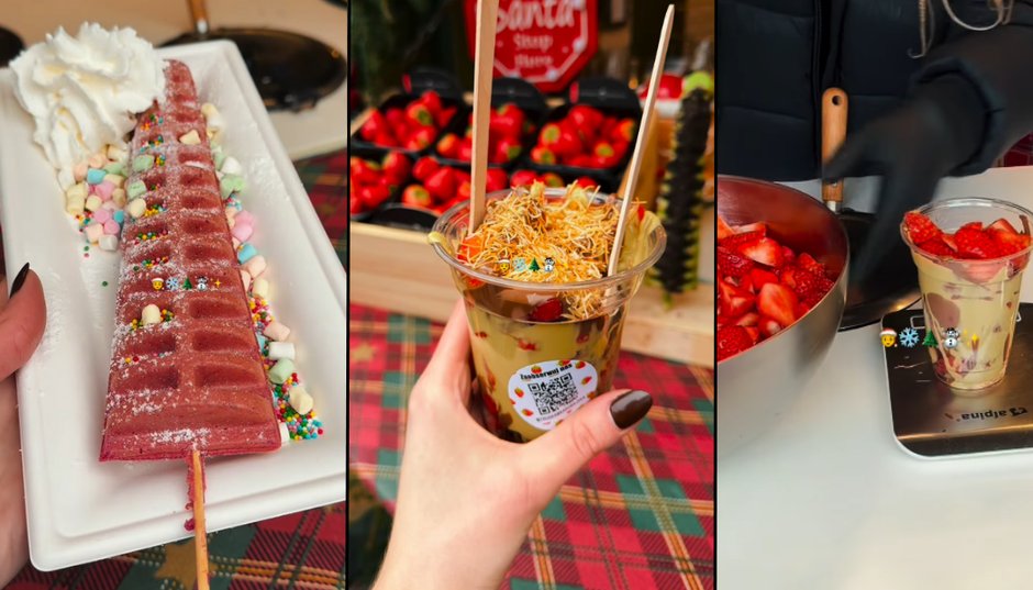 Produkty sprzedawane na gdańskim jarmarku przy budce nr 159