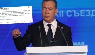 "Powód do wojny z Unią". Były prezydent Rosji o "kradzieży rosyjskich aktywów"