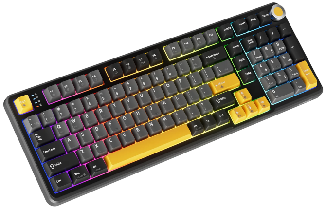 Test klawiatury mechanicznej Marvo Titan 98 Wireless - Świetnie wyposażony model w cenie poniżej 200 złotych [nc1]