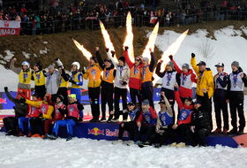 Podium Red Bull Skoki w Punkt 2025