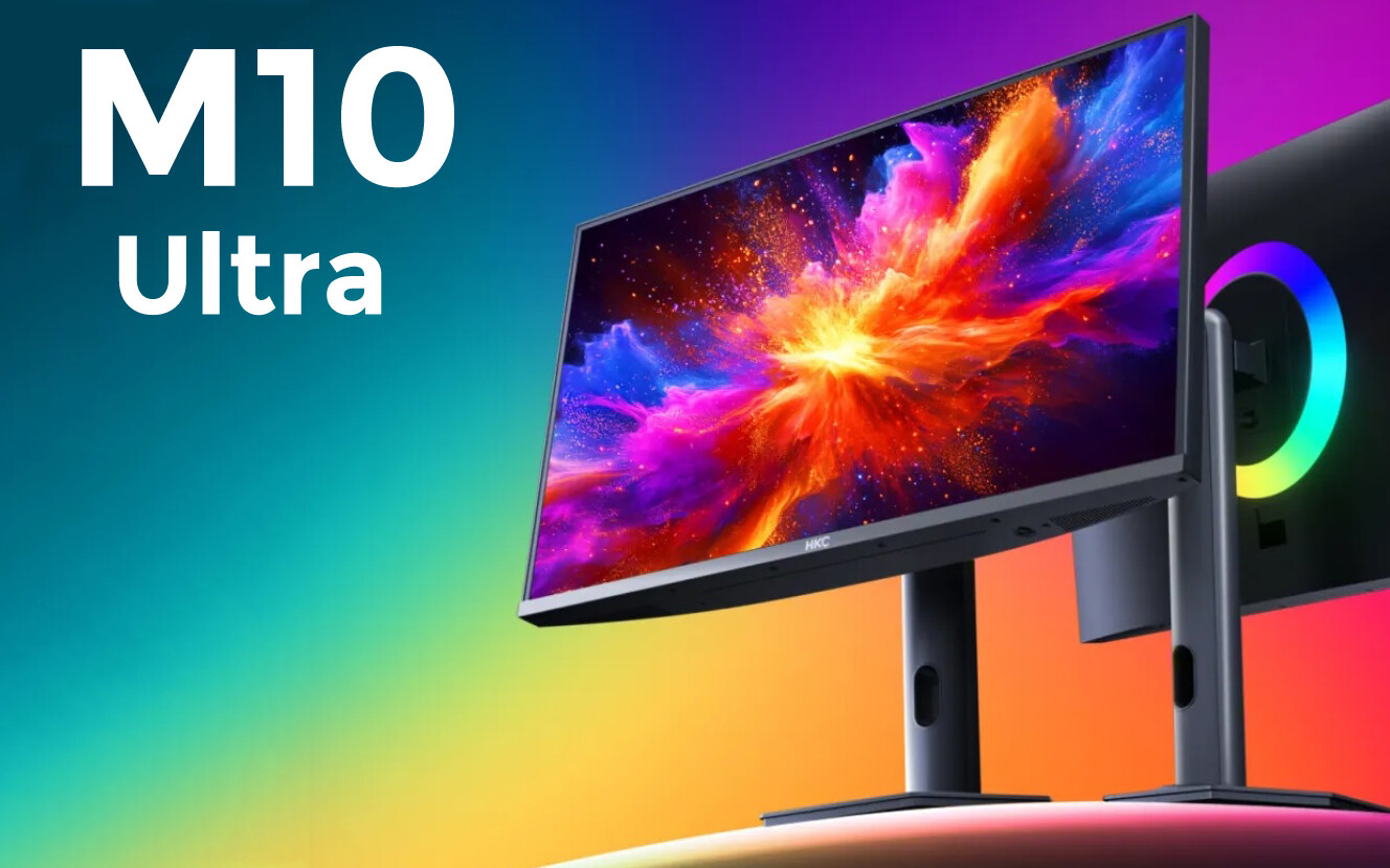 HKC M10 Ultra oficjalnie. Pierwszy na świecie monitor RGB Mini LED rzuca wyzwanie OLED-om. Specyfikacja powala