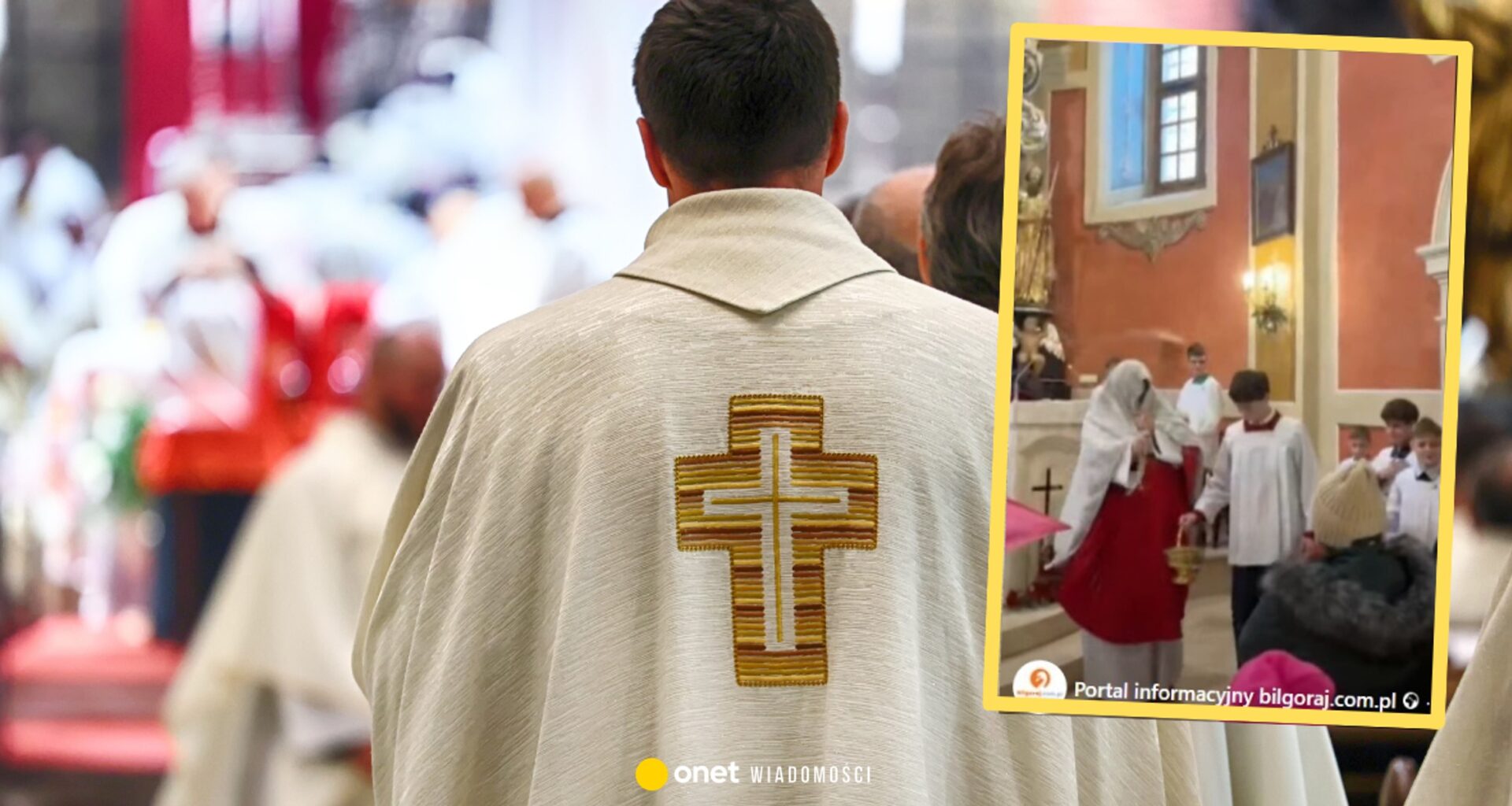 Tak wyglądało święcenie owsa w Goraju. Parafianie wybuchnęli śmiechem