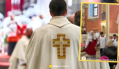 Tak wyglądało święcenie owsa w Goraju. Parafianie wybuchnęli śmiechem