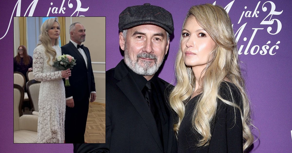 Internauci zarzucili żonie Kopczyńskiego "smutek" na ślubie. "Nie było do śmiechu"