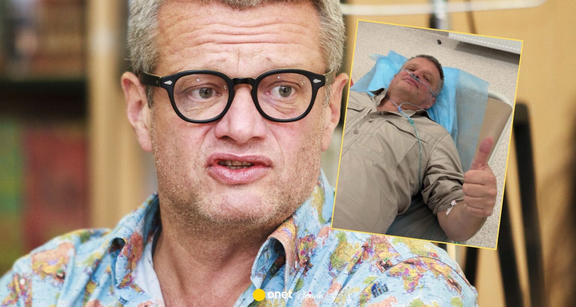 Marcin Meller pokazał zdjęcie ze szpitala. Miał ważny powód: grupa ryzyka