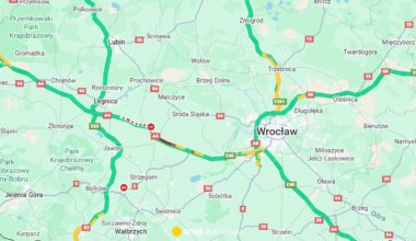 Trudne warunki na drogach. Karambol na autostradzie A4