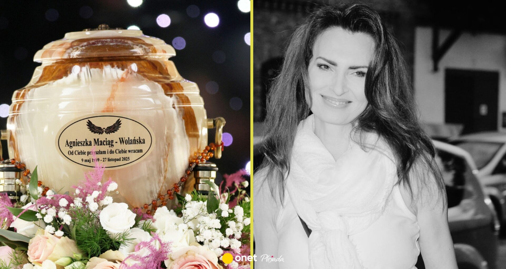 Ostatnie pożegnanie Agnieszki Maciąg. Te słowa widniały na urnie