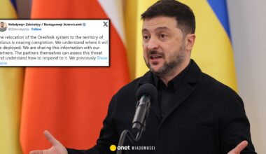 Wołodymyr Zełenski o Orieszniku u granic Polski. "Moje pytanie jest całkiem logiczne"
