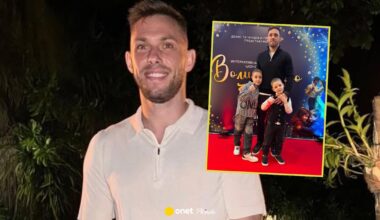 Maciej Rybus dopiero co rozwiódł się z żoną. Zabrał synów na czerwony dywan