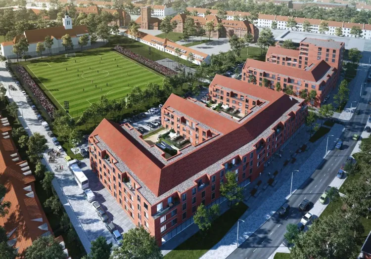 Koncepcja poprzedniego inwestora, która nie została zrealizowana. 