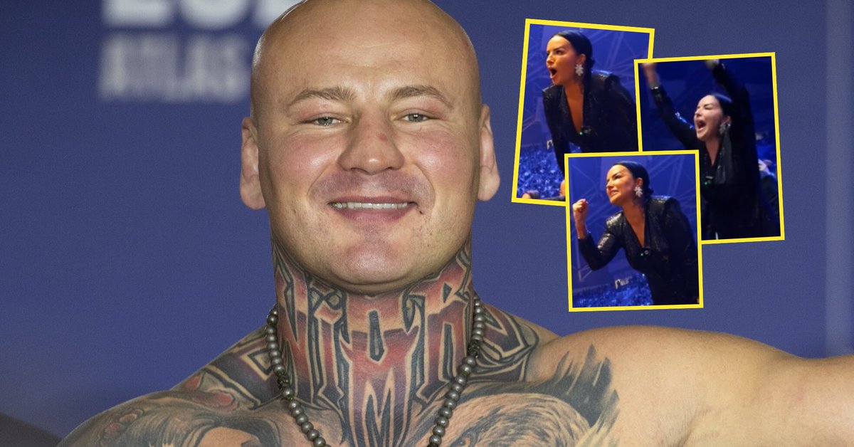 Narzeczona Artura Szpilki na gali XTB KSW 113