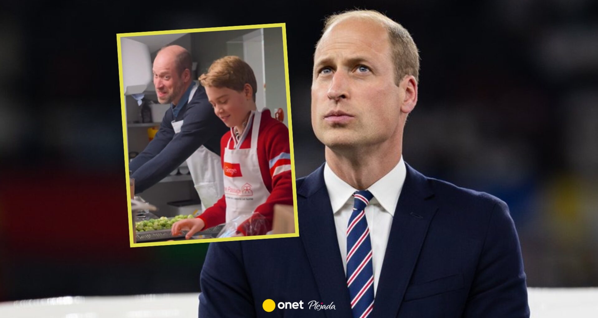 Książę William przekazuje tradycję Diany. George pomaga bezdomnym przed świętami