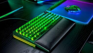 Klawiatura zachwyca, myszka waży swoje, a podkładka świeci jak szalona. Razer zaszalał z serią Phantom Green