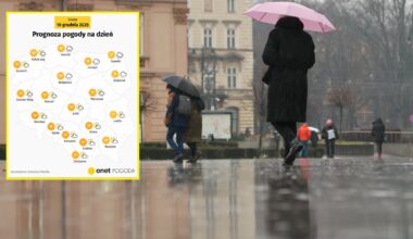 Czeka nas wyjątkowo ciepła, ale w części kraju deszczowa środa