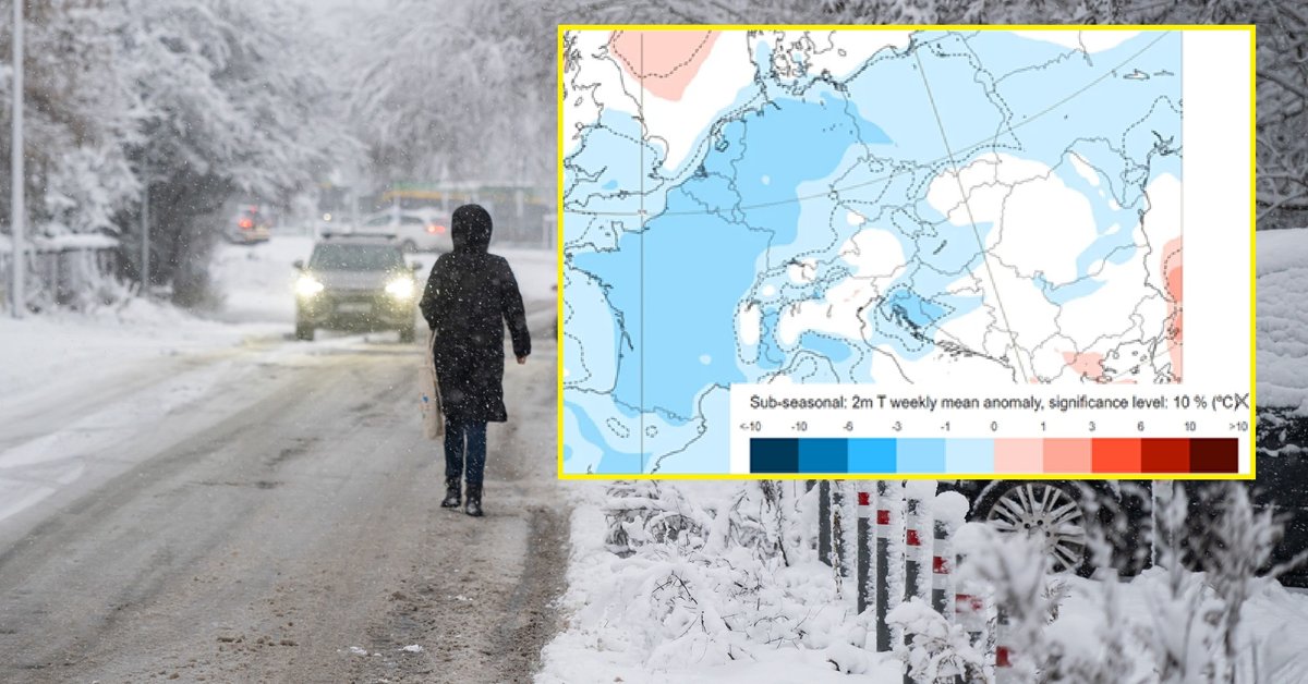Temperatury spadną i koniec roku będzie zimniejszy względem normy