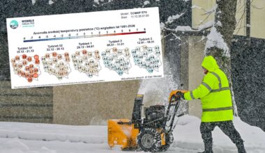 Znamy termin nadejścia zimy do Polski (screen: IMGW)