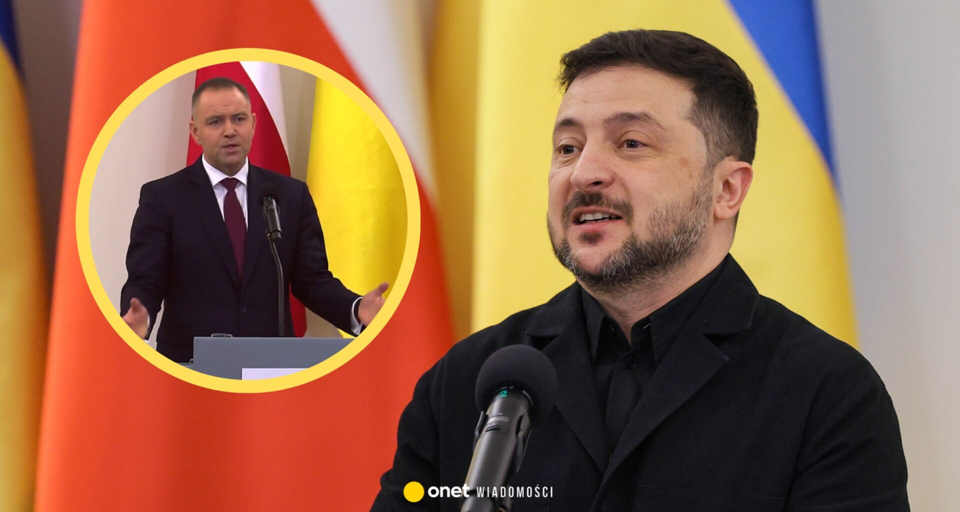 Nawrocki mówił o nastrojach Polaków. Zełenski od razu chwycił za długopis