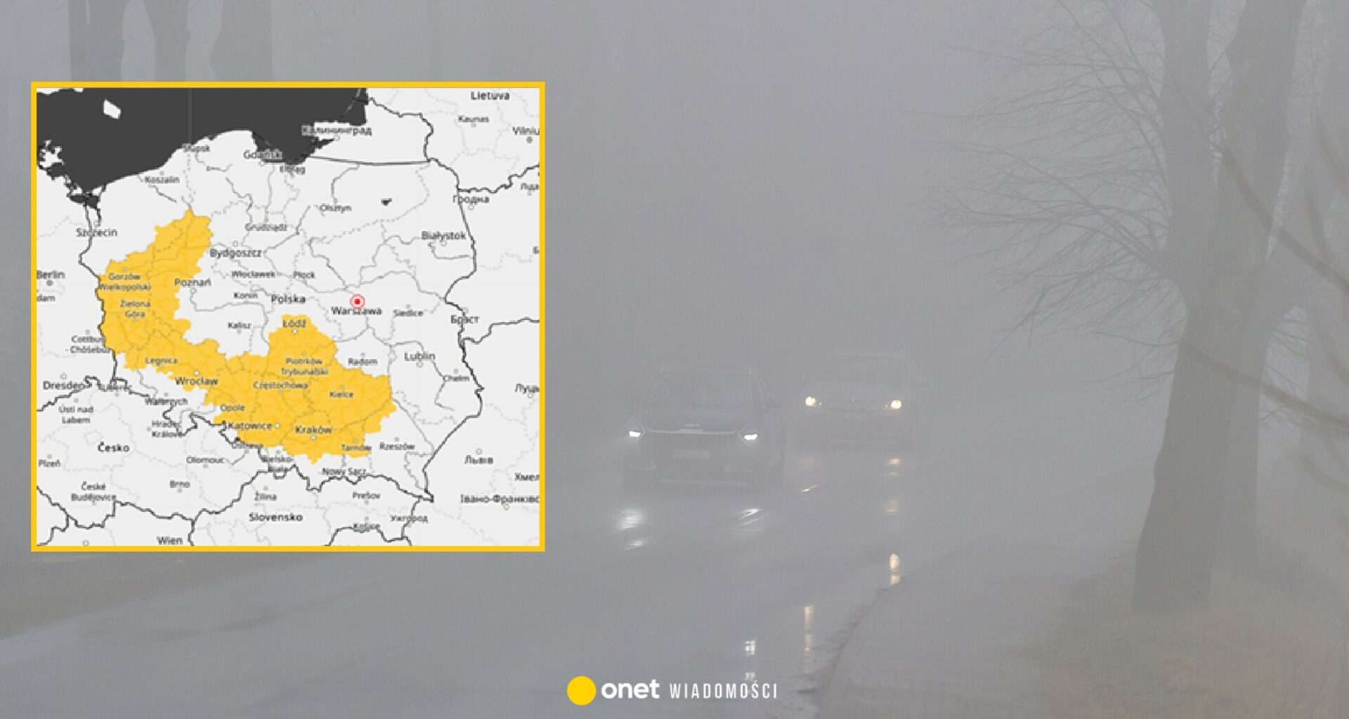 Groźna pogoda w dużej części Polski. Jest alert IMGW. Apogeum przyjdzie nocą